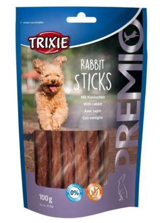 Лакомство для собак trixie premio rabbit sticks 100 г (кролик)