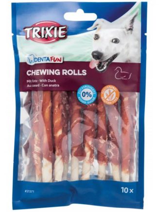 Лакомство для собак trixie Палочка для чистки зубов denta fun 12 см, 80 г / 10 шт. (утка)