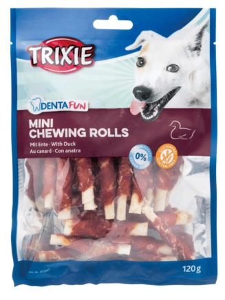 Лакомство для собак trixie Палочки для чистки зубов denta fun 120 г (утка)