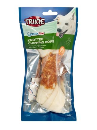 Лакомство для собак trixie Кость для чистки зубов с курицей denta fun 18 см 120 г