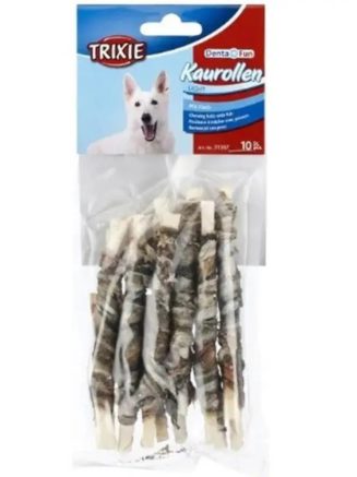 Лакомство для собак trixie Палочка для чистки зубов denta fun 12 см, 75 г / 10 шт. (рыба)