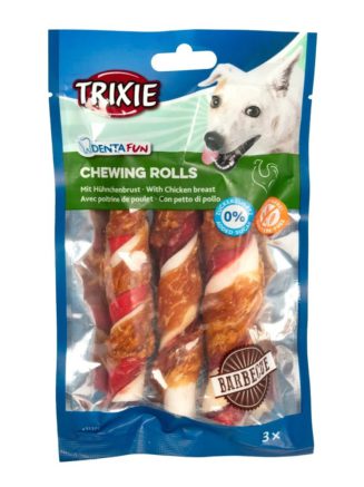 Лакомство для собак trixie Палочка для чистки зубов denta fun 12 см, 105 г / 3 шт. (барбекю)