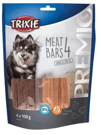 Лакомство для собак tixie premio 4 meat bars 4 x 100 г (курица, утка, баранина, лосось)