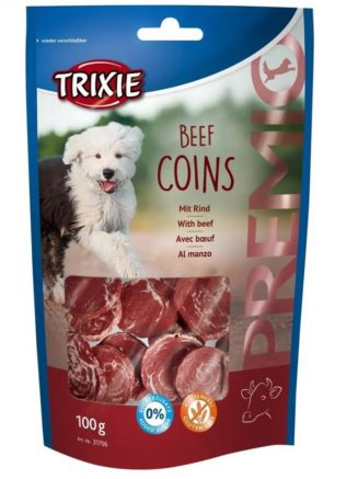 Лакомство для собак trixie premio beef coins 100 г (говядина)