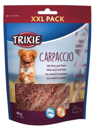 Лакомство для собак trixie premio carpaccio 80 г (утка и рыба)