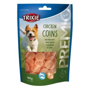 Лакомство для собак trixie premio chicken coins 100 г (курица)