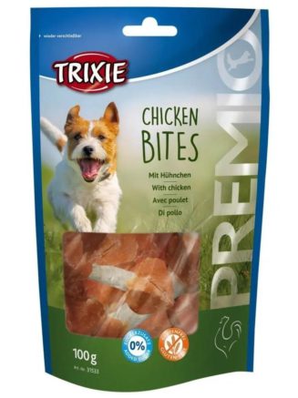 Лакомство для собак trixie premio chicken bites 100 г (курица)