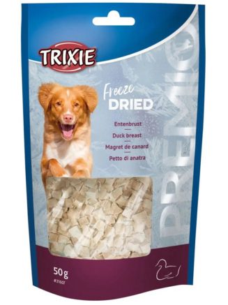 Лакомство для собак trixie freeze dried duck breast 50 г (утка)