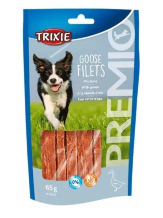 Лакомство для собак trixie premio goose filets 65 г (утка)