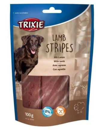 Лакомство для собак trixie premio lamb stripes 100 г (ягненок)