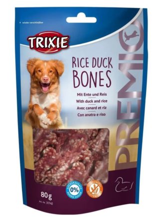 Лакомство для собак trixie premio rice duck bones 80 г (утка)
